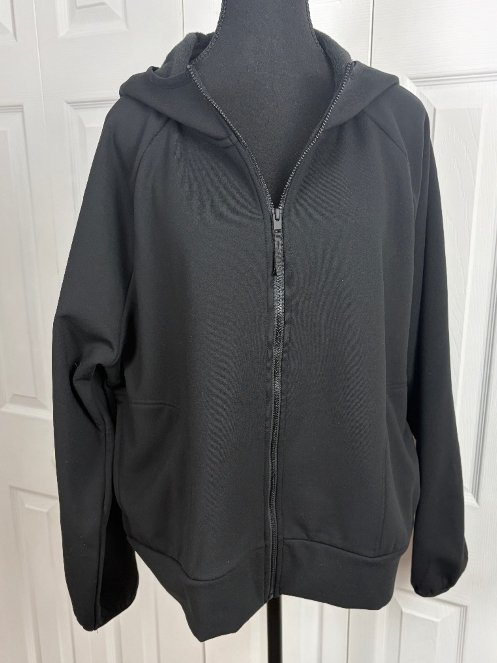 Hyba Hoodie Black Zip up Size XXL